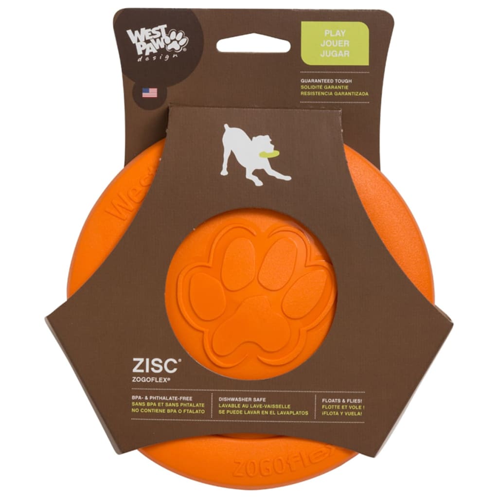 Zogoflex Hundefrisbee Zisc Orange Gr. L Orange 1937