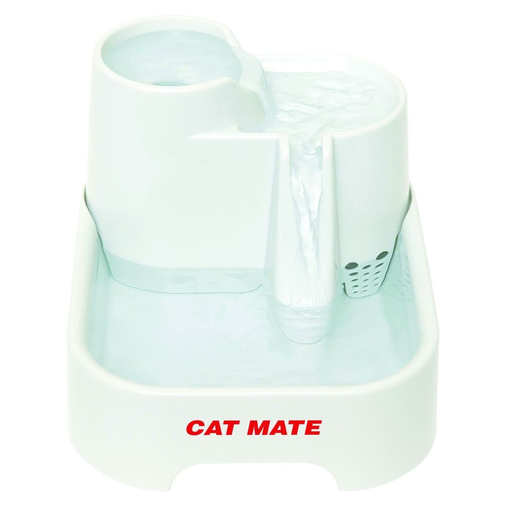 FLAMINGO Cat Mate Trinkbrunnen 20,4x24,5x17,3 cm 2 L Weiß