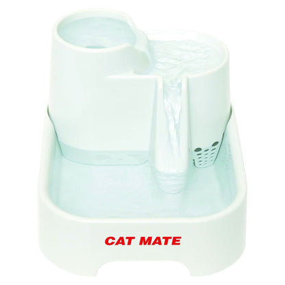 FLAMINGO Cat Mate Trinkbrunnen 20,4x24,5x17,3 cm 2 L Weiß