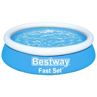 Bestway Fast Set Aufblasbarer Pool Rund 183x51 cm Blau