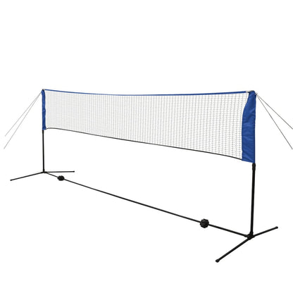 Badmintonnetz-Set mit Federbällen 300 x 155 cm