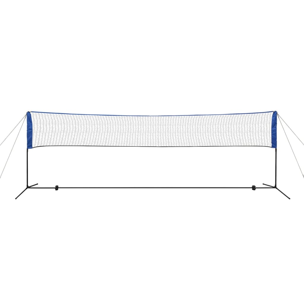 Badmintonnetz-Set mit Federbällen 500 x 155 cm