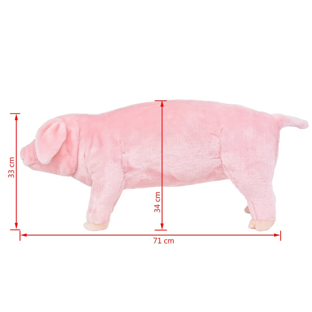 Plüschtier Schwein Stehend Plüsch Rosa XXL