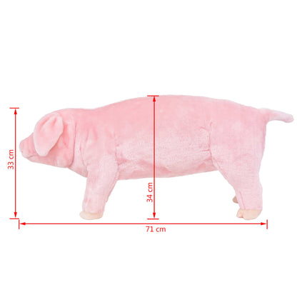 Plüschtier Schwein Stehend Plüsch Rosa XXL