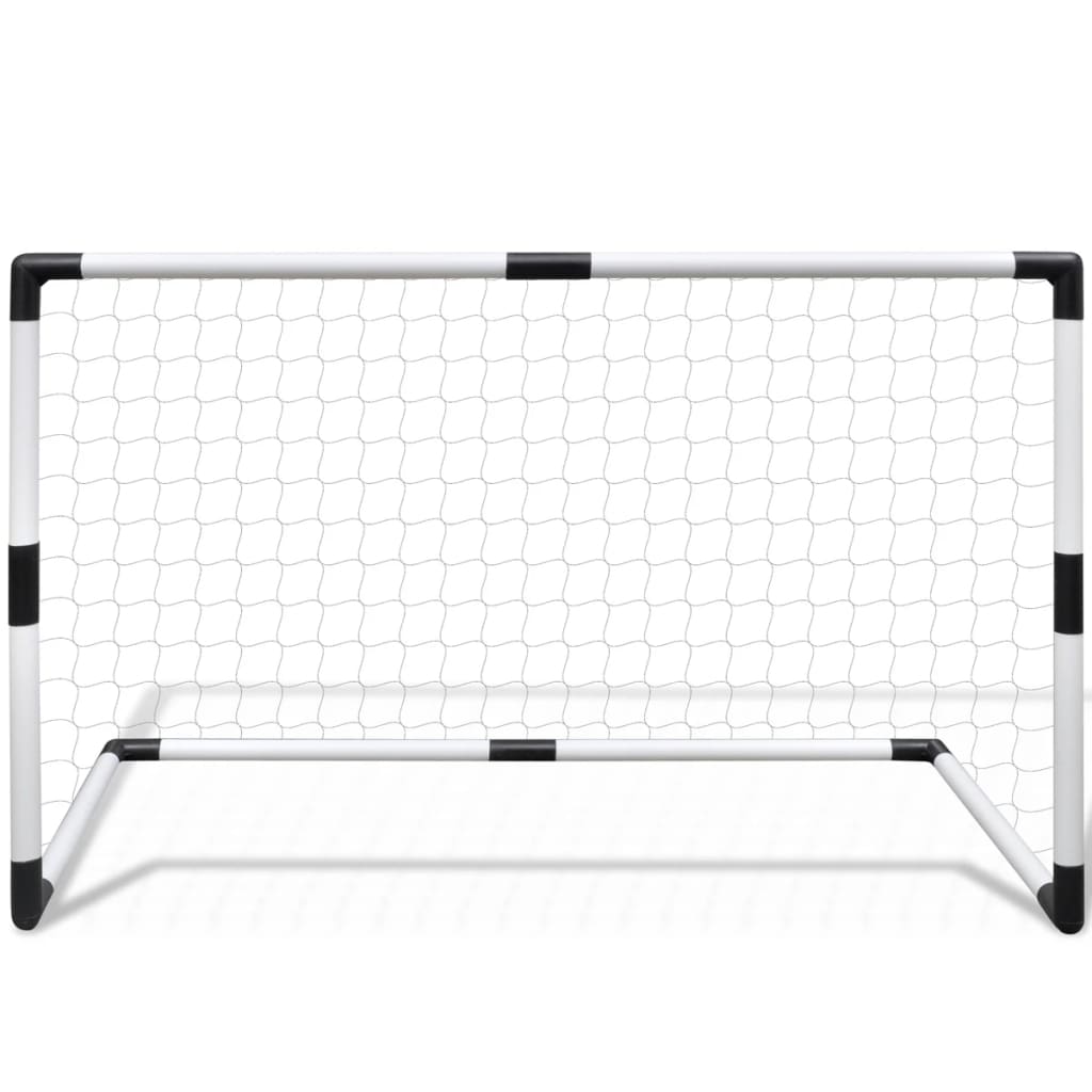 2-tlg. Mini-Fußballtor-Set für Kinder 91,5x48x61 cm