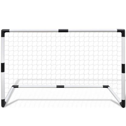 2-tlg. Mini-Fußballtor-Set für Kinder 91,5x48x61 cm