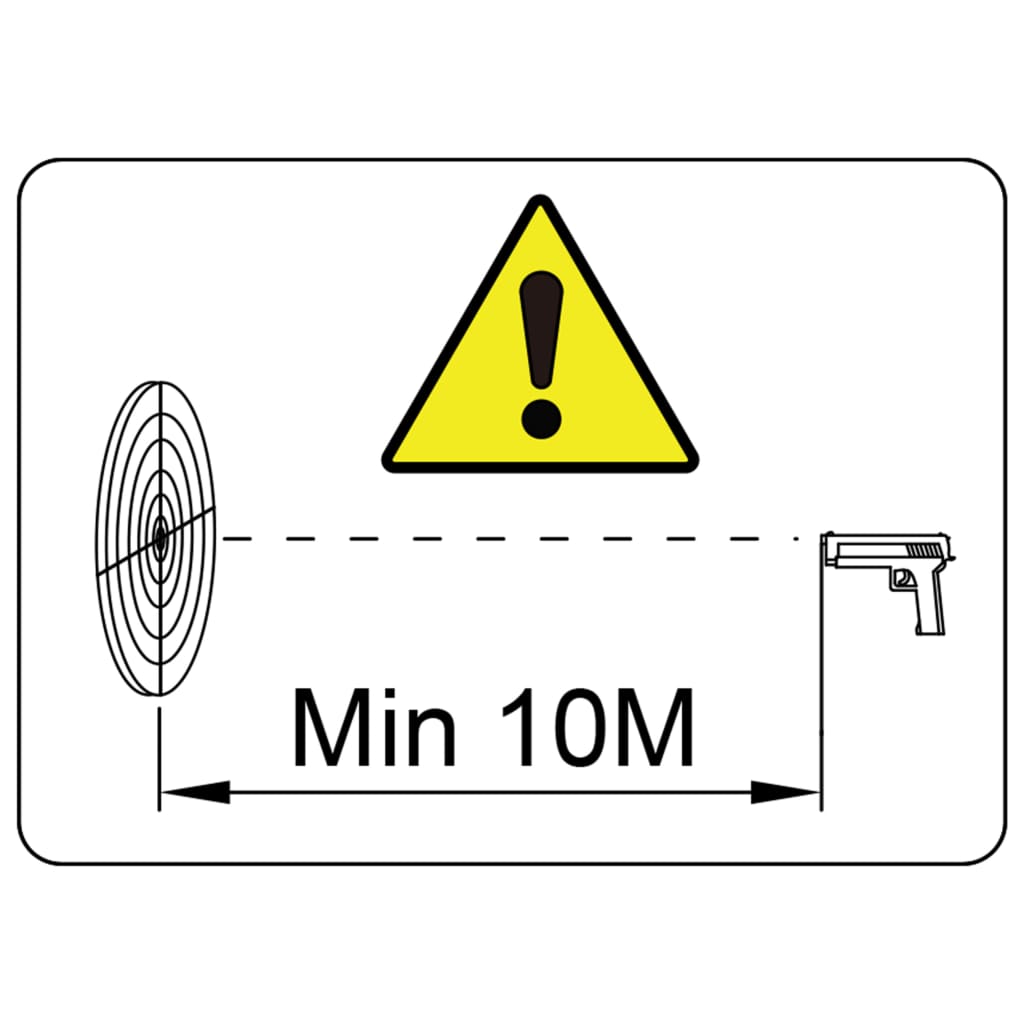 Kugelfang 14 cm + 100 Zielscheiben aus Papier Trichter