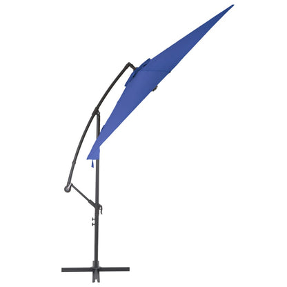 Ampelschirm mit Aluminium-Mast 300 cm Blau