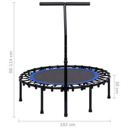 Fitness-Trampolin mit Griff 102 cm