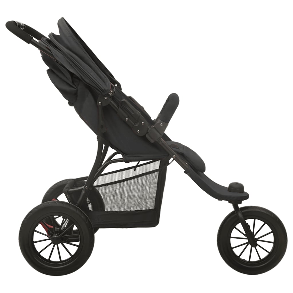 Kinderwagen Anthrazit Stahl