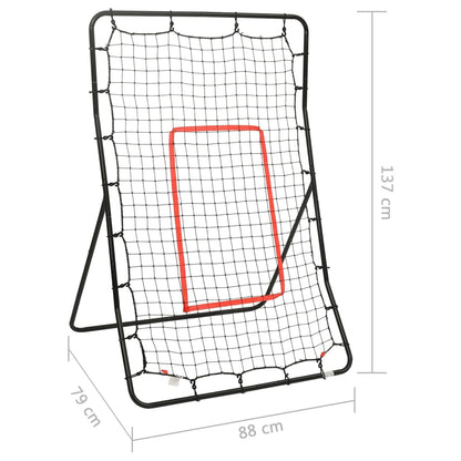 Softball Rebounder 88x79x137 cm Stahl