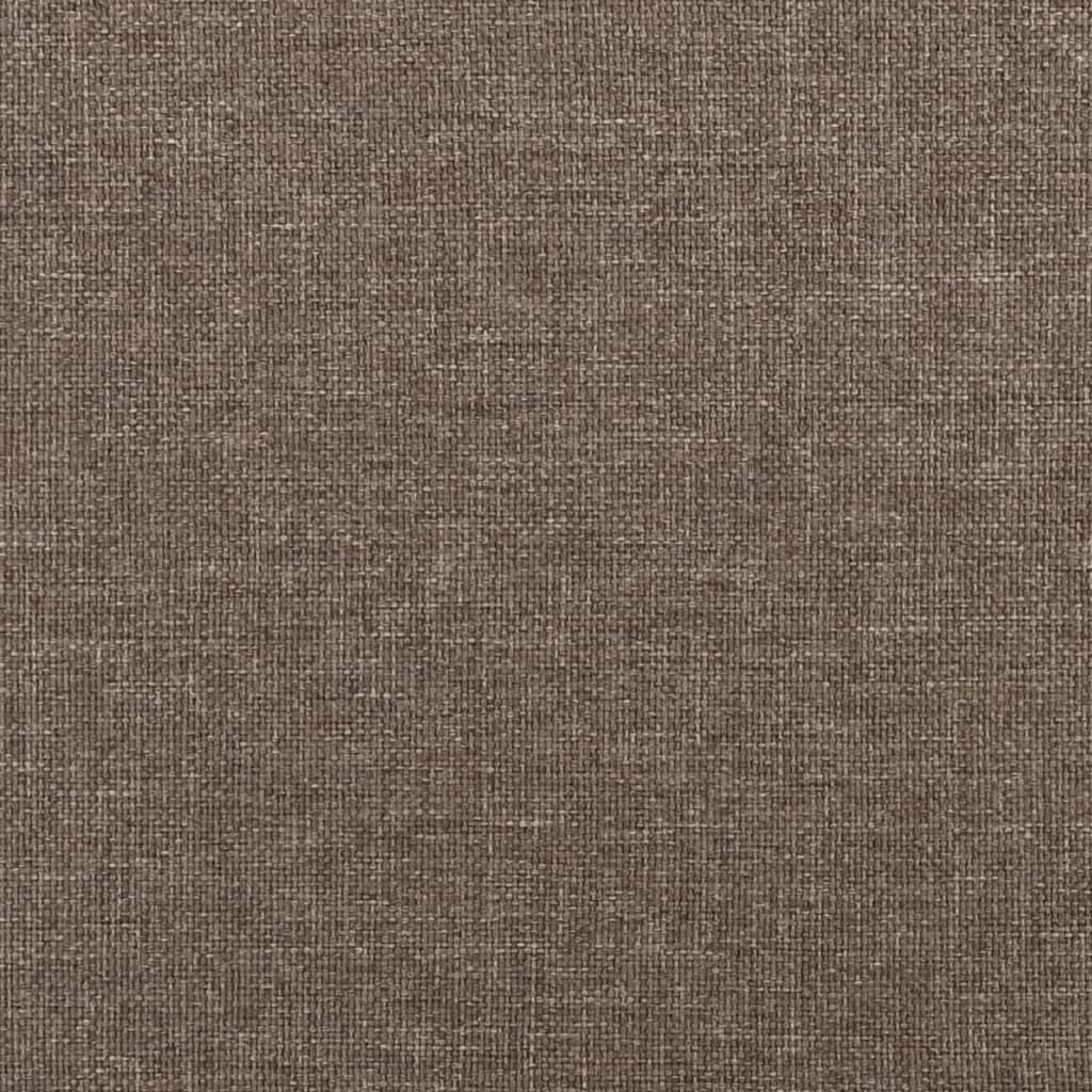 Zierkissen 2 Stk. Taupe 40x40 cm Stoff