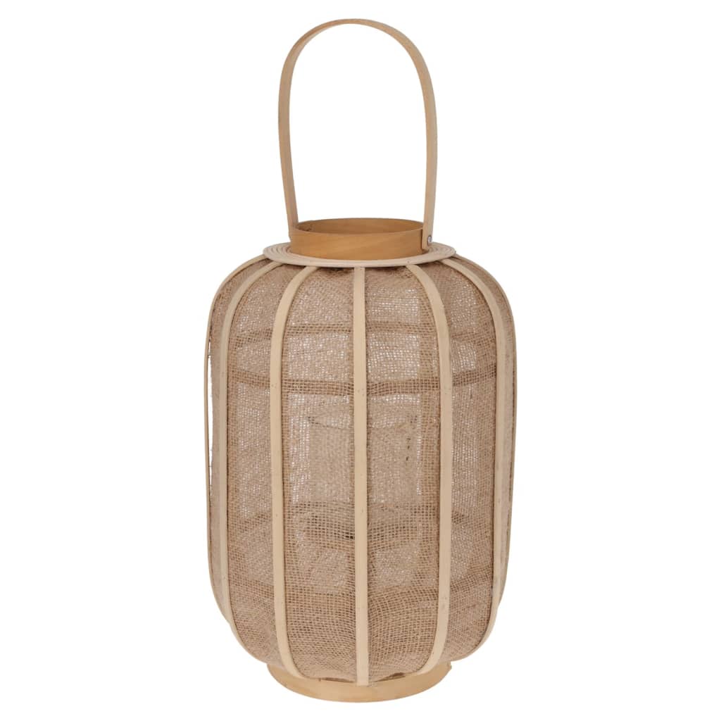 H&S Collection Hängelaterne Rattan 28x40 cm Beige