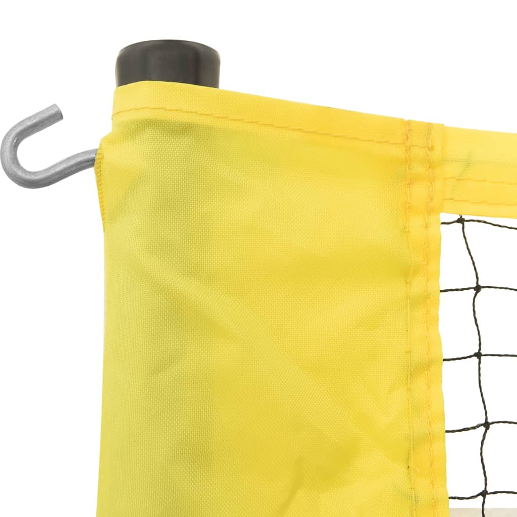 Volleyballnetz Gelb und Schwarz 823x244 cm PE-Gewebe